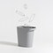 IRIS USA 6 Gallon / 24 Quart Plastic Wastebasket Garbage Trash Cans with Handles for Home Office Kitchen Bedroom Bathroom